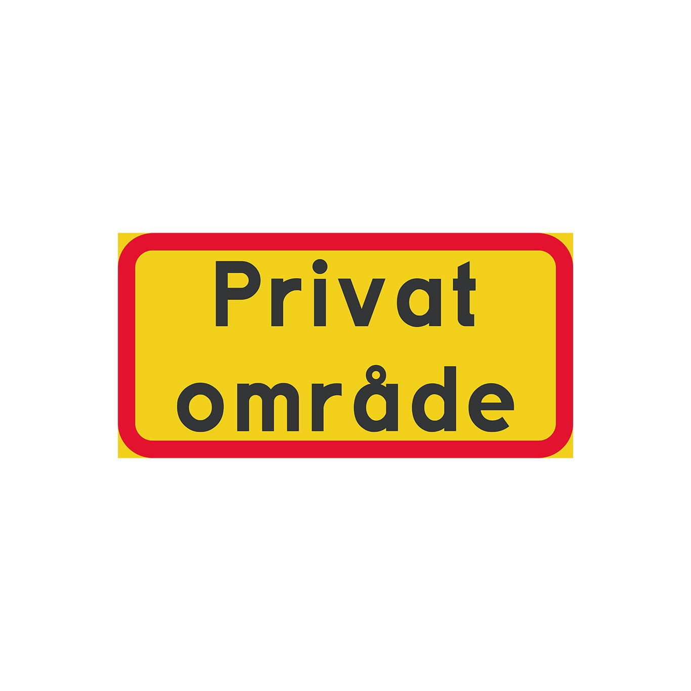 Privat område